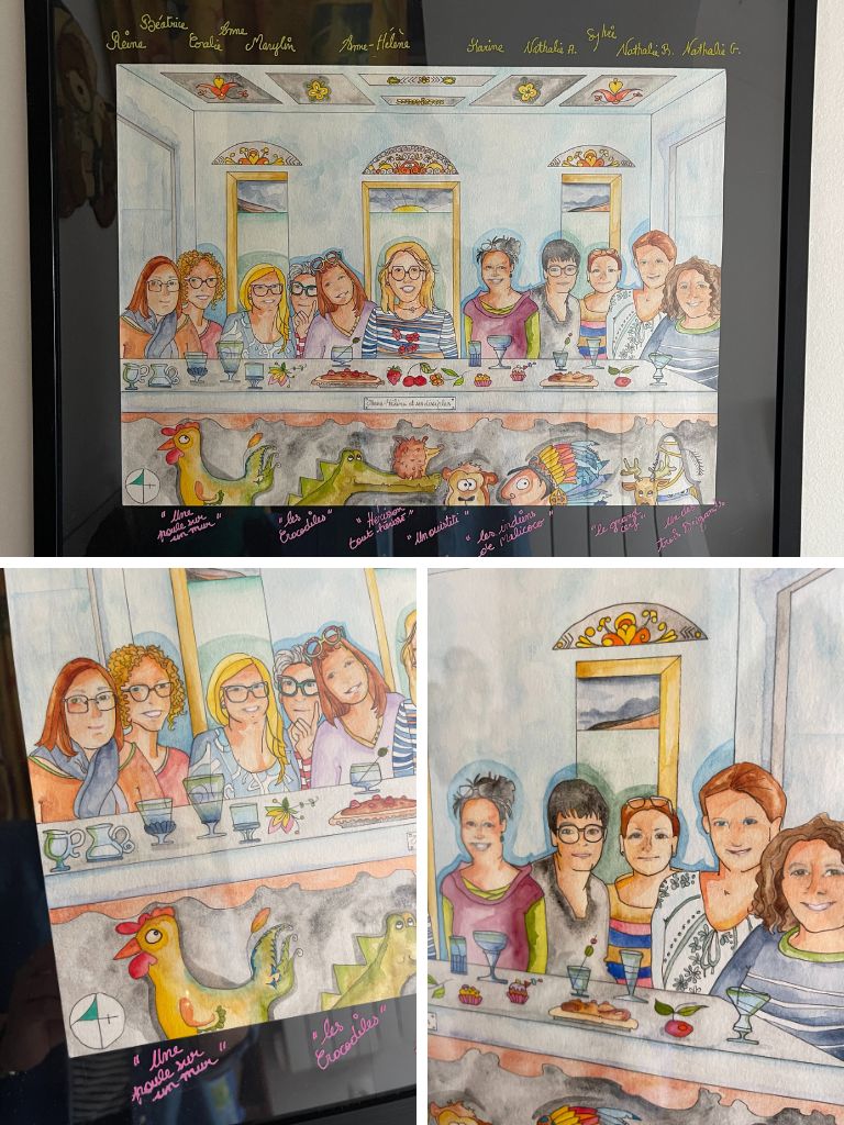 Aquarelle sur-mesure
