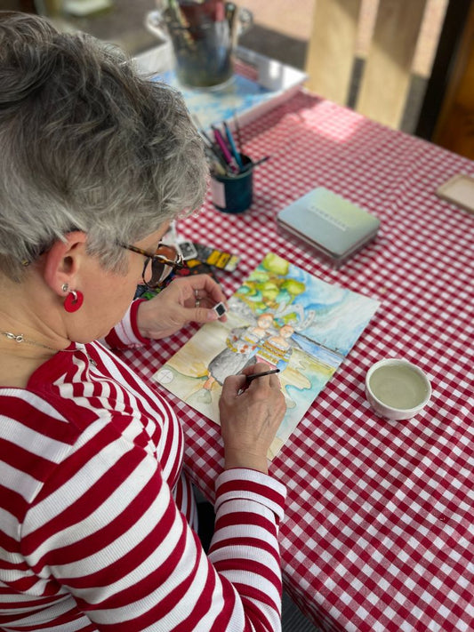 Aquarelle sur-mesure